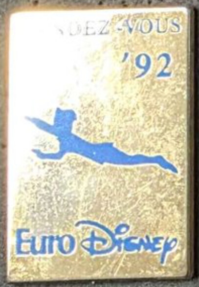 Disney Pin Euro Disney Rendez Vous '92 Goofy blue